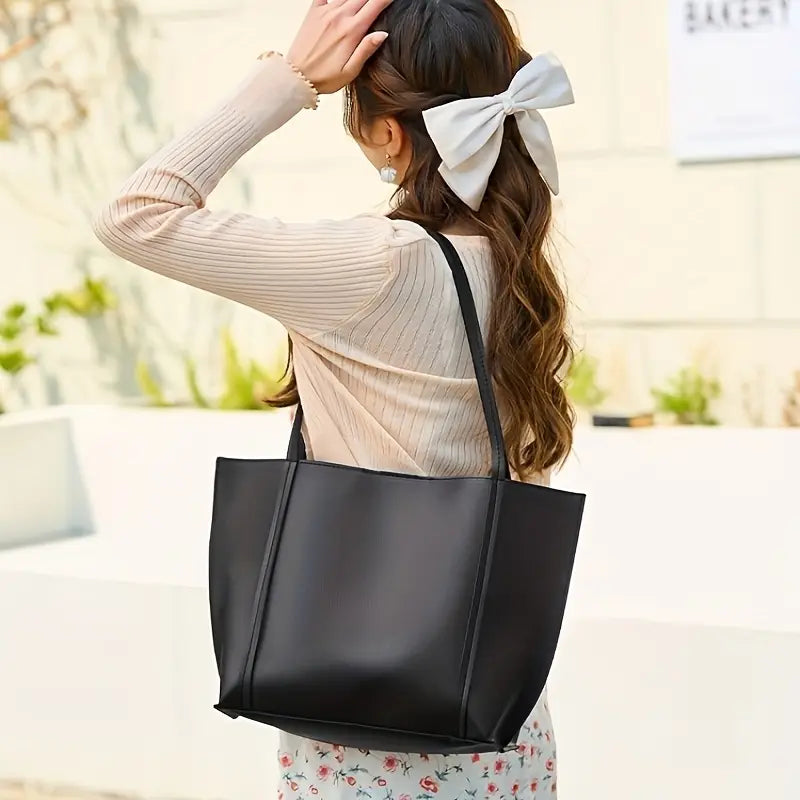 Minimalist Shoulder Tote Bag|Wholesale Price|Min:6 Items.