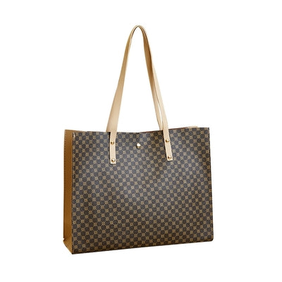 Elegant Large-Capacity PU Leather Tote Bag| Wholesale Price| Min: 6 Items.