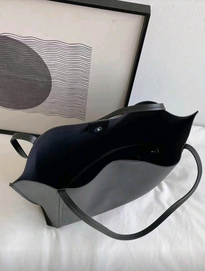 Minimalist Shoulder Tote Bag|Wholesale Price|Min:6 Items.